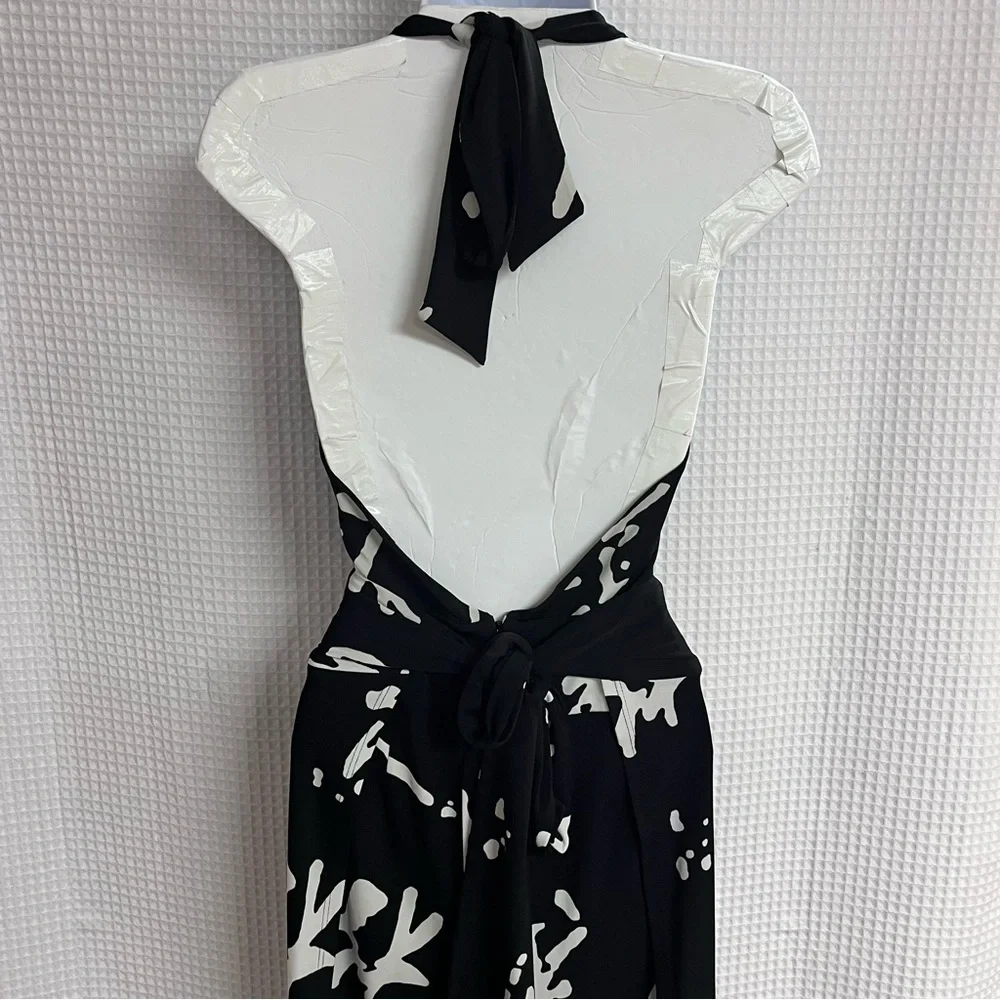 Cache ladies Black and White Jumpsuit size small - Picture 6 of 9